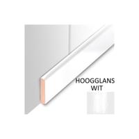 Plafondplint MDF Sanimex Hoogglans Wit 260 cm x 4 cm x 8 mm - thumbnail