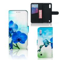 Samsung Galaxy M10 Hoesje Orchidee Blauw - Cadeau voor je Moeder - thumbnail