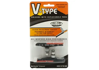 Koolstop Kool stop brake shoe h5 v-brake brake shoe pad included dual compound