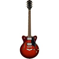 Gretsch G2655 Streamliner Center Block Jr. Double-Cut V-Stoptail Claret Burst semi-akoestische gitaar - thumbnail