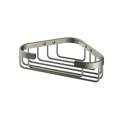 Hoekdraadkorf Hotbath Cobber Wandmodel Geborsteld Nikkel Hoekdraadkorf Hotbath Cobber Wandmodel Geborsteld Nikkel