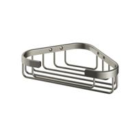 Hoekdraadkorf Hotbath Cobber Wandmodel Geborsteld Nikkel - thumbnail