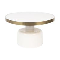 Zuiver Ronde Salontafel 'Glam' 60cm, kleur Wit - thumbnail