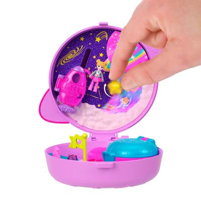 Polly Pocket - Ruimteverkenningsspeelset - Reisspeelgoed - Polly Pocket - JCB18 Polly Pocket - Ruimteverkenningsspeelset - Reisspeelgoed - Polly Pocket - JCB18