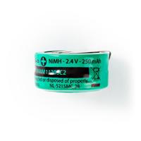 Nikkel-Metaalhydride-Accu | 2,4 V | 250 mAh | Soldeerlip - thumbnail