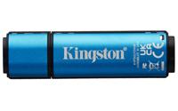 Kingston IronKey Vault Privacy 50 Series USB-stick 64 GB Blauw IKVP50C/64GB USB-C - thumbnail