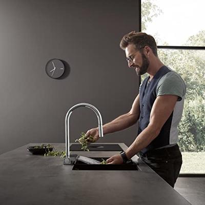 Hansgrohe Aquno Select M81 ééngreeps keukenkraan 170, uittrekbare vuistdouche, 3jet, chroom Hansgrohe Aquno Select M81 ééngreeps keukenkraan 170, uittrekbare vuistdouche, 3jet, chroom