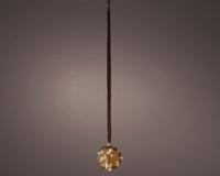 Micro led bal 14cm bruin warm wit - thumbnail
