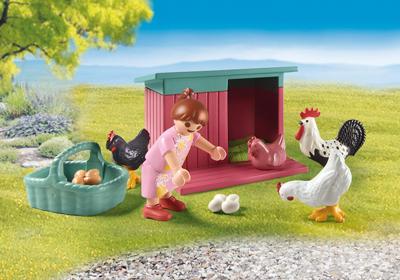 Playmobil® My life 71510 kleine kippenboerderij in de tuin van het kleine huis