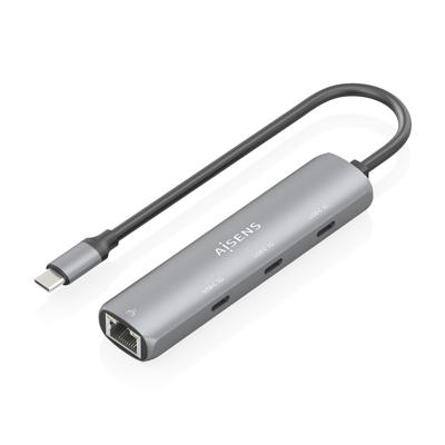 Hub USB Aisens ASUC-4P041-GR Grijs