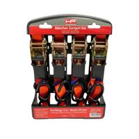 HP Autozubehör 12104 Spanband (tweedelig) Trekkracht (lc) vastbinden (enkel/direct): 250 daN (l x b x h) 300 cm x 9 mm x 4.5 cm Ratelinrichting EN 12195-2 - thumbnail