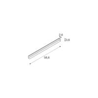SLV BATTEN 60 LED-onderbouwlamp LED LED vast ingebouwd 9 W Wit - thumbnail