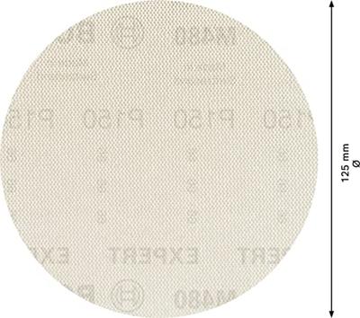 Bosch Accessoires Expert M480 schuurnet voor excenterschuurmachines 125 mm, K150 5-delig - 2608900674 Bosch Accessoires Expert M480 schuurnet voor excenterschuurmachines 125 mm, K150 5-delig - 2608900674