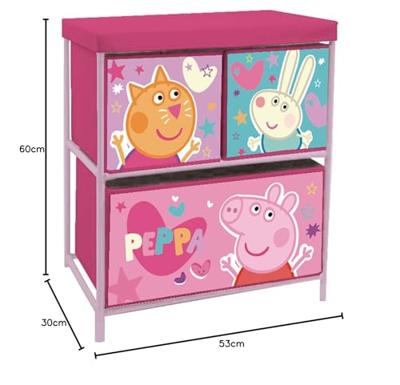 Peppa Pig opbergboxen 53 x 30 x 60 cm