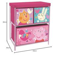 Peppa Pig opbergboxen 53 x 30 x 60 cm - thumbnail