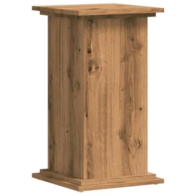 Plantenstandaard 33x33x60 cm bewerkt hout artisanaal eiken