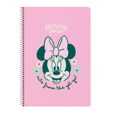 Ringmap Minnie Mouse Minty Roze A4 21.5 x 31 x 1 cm