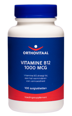 OrthoVitaal Vitamine B12 1000mcg 100 Zuigtabletten