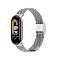 Milanese bandje - Zilver - Xiaomi Smart Band 8 / 9 / 10 Milanese bandje - Zilver - Xiaomi Smart Band 8 / 9 / 10