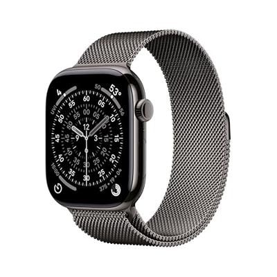 Apple Watch Series 11 GPS + Cellular 46 mm Titanium kast Milanese Loop Lei M/L