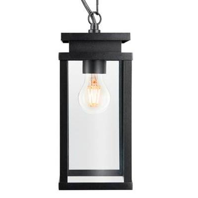 Buitenlamp jersey aan ketting zwart K.S. Verlichting - Ks verlichting