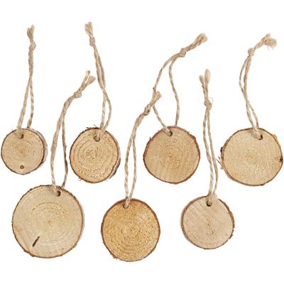 Creativ Company Https://www.cchobby.nl/houten-schijf-met-ophangoog-d-35-45-mm-dikte-7-mm-7-stuk-1-doos