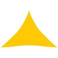 VidaXL Zonnezeil 160 g/m² 3,6x3,6x3,6 m hdpe geel - thumbnail