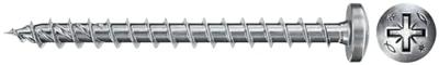 Fischer 670340 Power-Fast II Spaanplaatschroef 4.5 mm 50 mm Kruiskop Pozidriv Staal Galvanisch verzinkt 200 stuk(s)