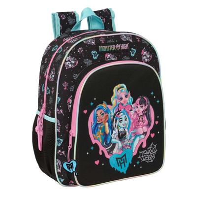 Schoolrugzak Monster High Zwart 32 x 38 x 12 cm
