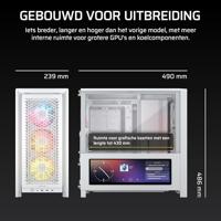 Corsair FRAME 4000D LCD RS ARGB Midi-tower PC-behuizing Zwart - thumbnail