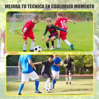Set van 2 voetbaldoelen Ociotrends 180 x 91 x 120 cm - thumbnail