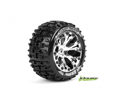 Louise ST-PIONEER Soft banden op 2.8" Velgen Chroom - 0" Offset - Hex 12mm