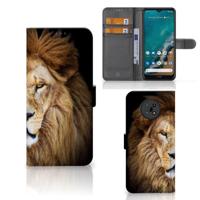 Nokia G50 | Telefoonhoesje | Met pasjeshouder | Leeuw - thumbnail