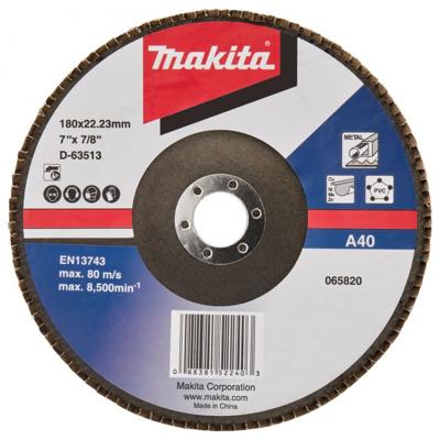 Makita Accessoires Lamellenschuurschijf 180mm A40 - D-63513-10 D-63513-10