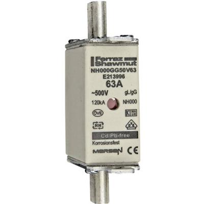 Mersen 1B655.000000 NH-zekering Geschikt voor Zekeringsgrootte 000-4 Afmeting zekering : 000 63 A 500 V 1 stuk(s)