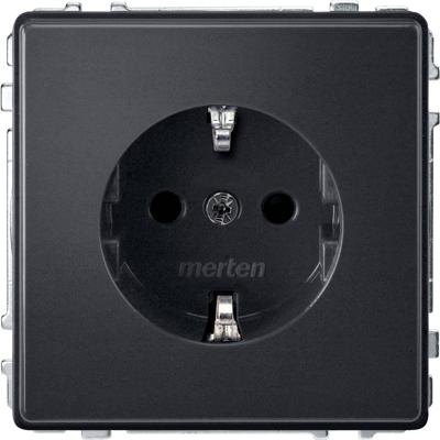 Merten MEG2300-7214 Wandcontactdoos AquaDesign Antraciet 1 stuk(s)
