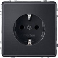 Merten MEG2300-7214 Wandcontactdoos AquaDesign Antraciet 1 stuk(s) - thumbnail