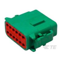 TE Connectivity DTM06-12SC Female behuizing (kabel) DTM Totaal aantal polen: 12 Inhoud: 1 stuk(s) - thumbnail