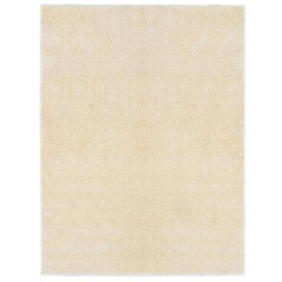 VidaXL Shaggy gebied tapijt crème 120 x 160 cm polyetheen