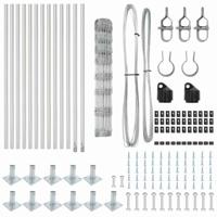 Weidehekwerk Zilver 25 x 1 m Gegalvaniseerd staal - thumbnail