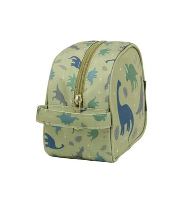 Etui voor jongens DINOS A Little Lovely Company kaki - thumbnail