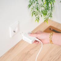 Aqiila W4 USB-oplader 120 W 1x USB-A, 2x USB-C USB PD, Quick Charge 3.0, QC 4+ Wit Binnen - thumbnail