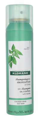 Klorane Dry Shampoo With Nettle Brown Oily hair 150 ml Droogshampoo Klorane Dry Shampoo With Nettle Brown Oily hair 150 ml Droogshampoo