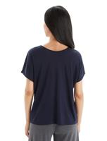 Icebreaker Drayden Reversible SS Shirt Dames Midnight Navy M - thumbnail