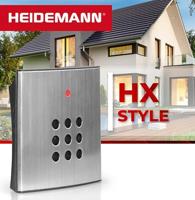 Draadloze deurbel Complete set Heidemann 70821 HX Style - thumbnail