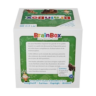 Bordspel - BrainBox - Dieren - Observatie- en geheugenspel - 1 speler of meer - 8 jaar en ouder