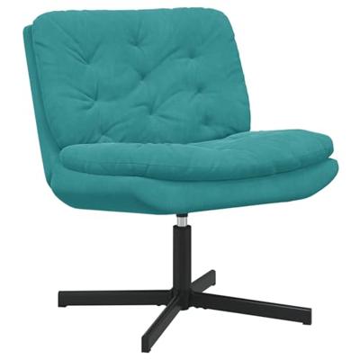Draaibare Relaxstoel Turquoise 63 x 75 x 76 cm Fluweel