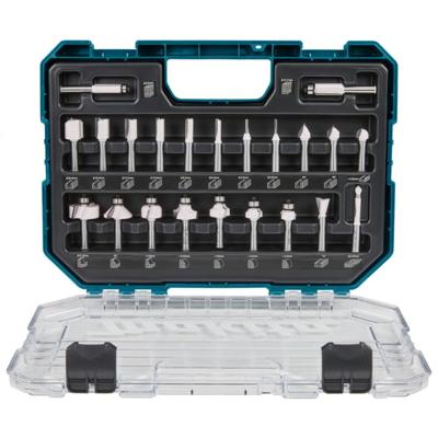 Makita Accessoires d-74778 | frezenset | 8mm | 22-delig | in kunststof koffer - d-74778 Makita Accessoires d-74778 | frezenset | 8mm | 22-delig | in kunststof koffer - d-74778