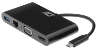 ACT AC7330 USB-C naar HDMI/VGA adapter - thumbnail