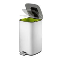 EKO Regent Pedaalemmer 12L Wit - thumbnail